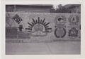 Mosaic wall of shells and coloured glass - Shell house at Ballarat