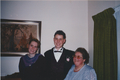 Kym, Brett & Fay before Stuart's wedding