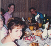 Kym, Kelly and Brett - Christmas at Western Road in 1989