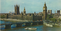 (blank postcard) Westminster parliamment