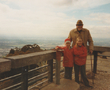 At Mount Dandenong with Brett and Kym