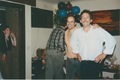 Dancing to 'I'm too sexy' at Kym's 18th
