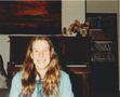 Kym with her first plate for teeth correction in 1988