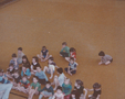 Brett at gymnastics in early primary school